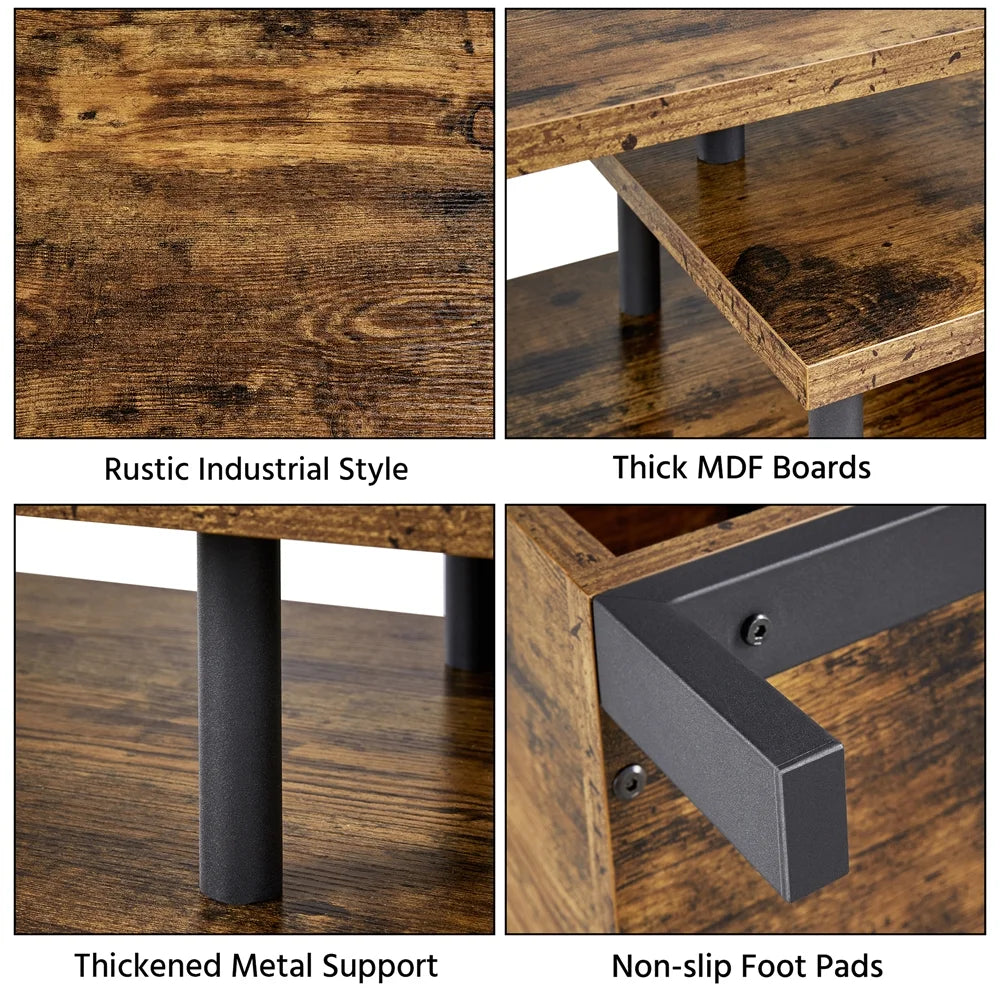 Industrial TV Stand up to 50'' Rustic Brown H745543
