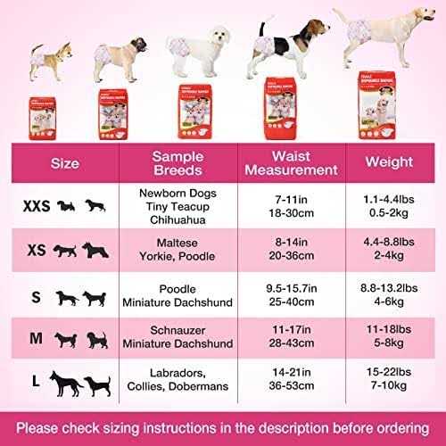 Super Absorbent Disposable Female Dog Diapers S859