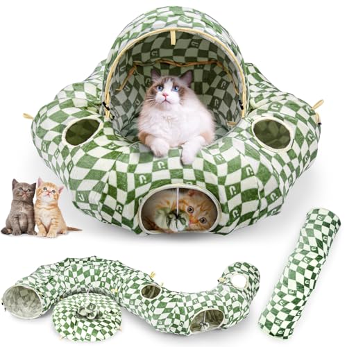 Plush Cat Tunnel Bed Q764729