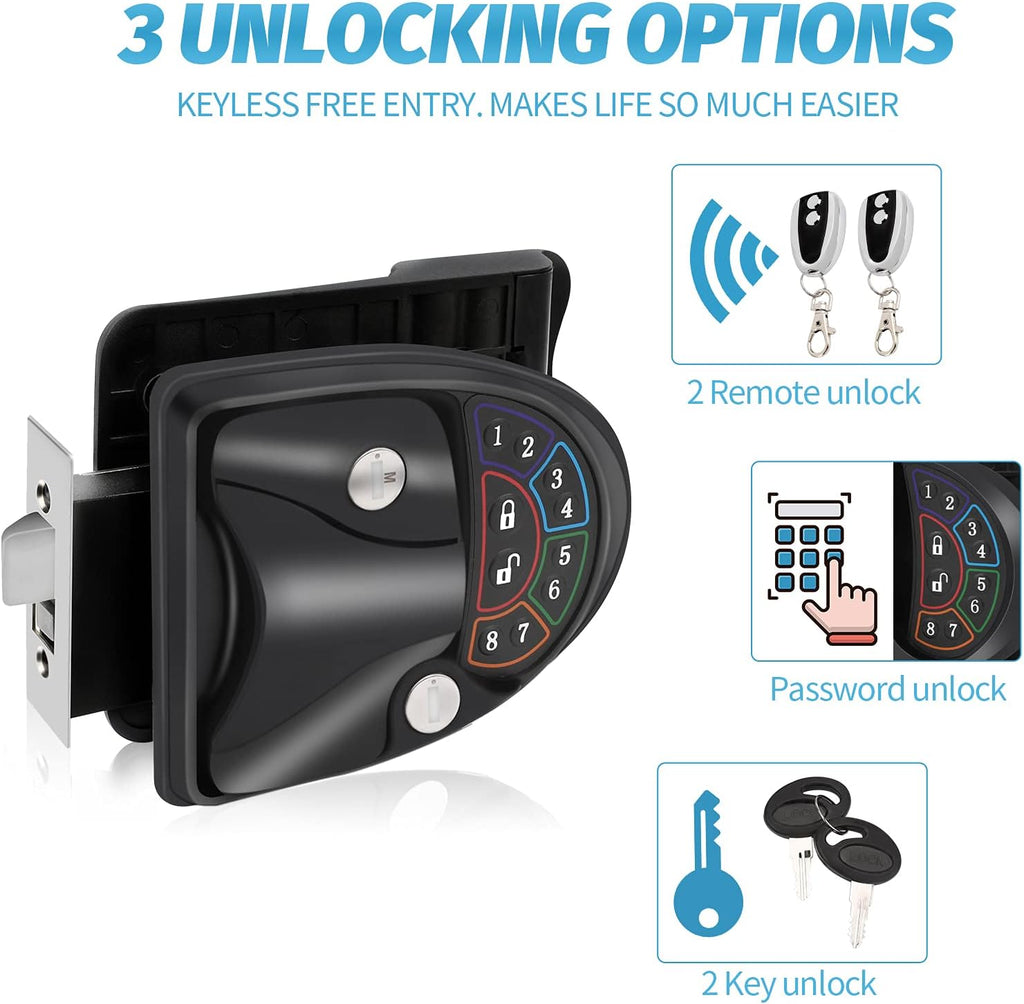 RV Keyless Entry Door Lock with Deadbolt and Silent Mode G4508