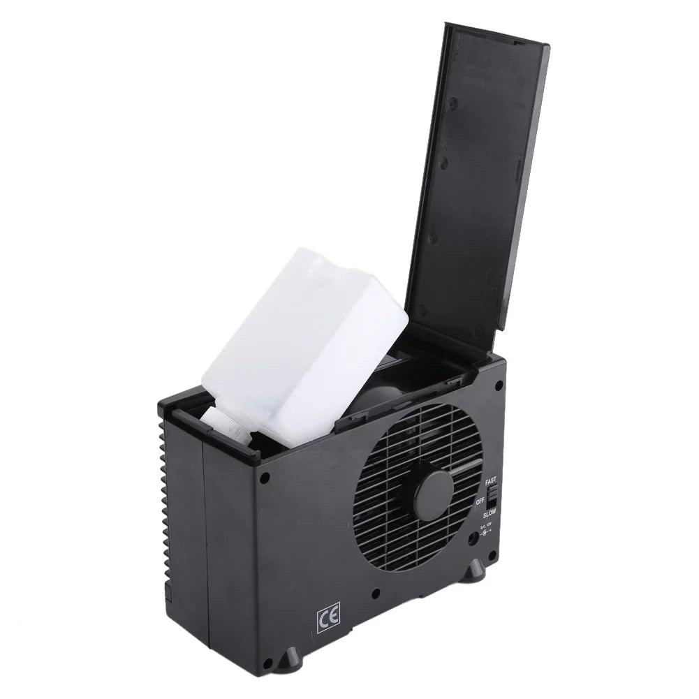 Portable 12V Evaporative Water Cooler Fan Q9893