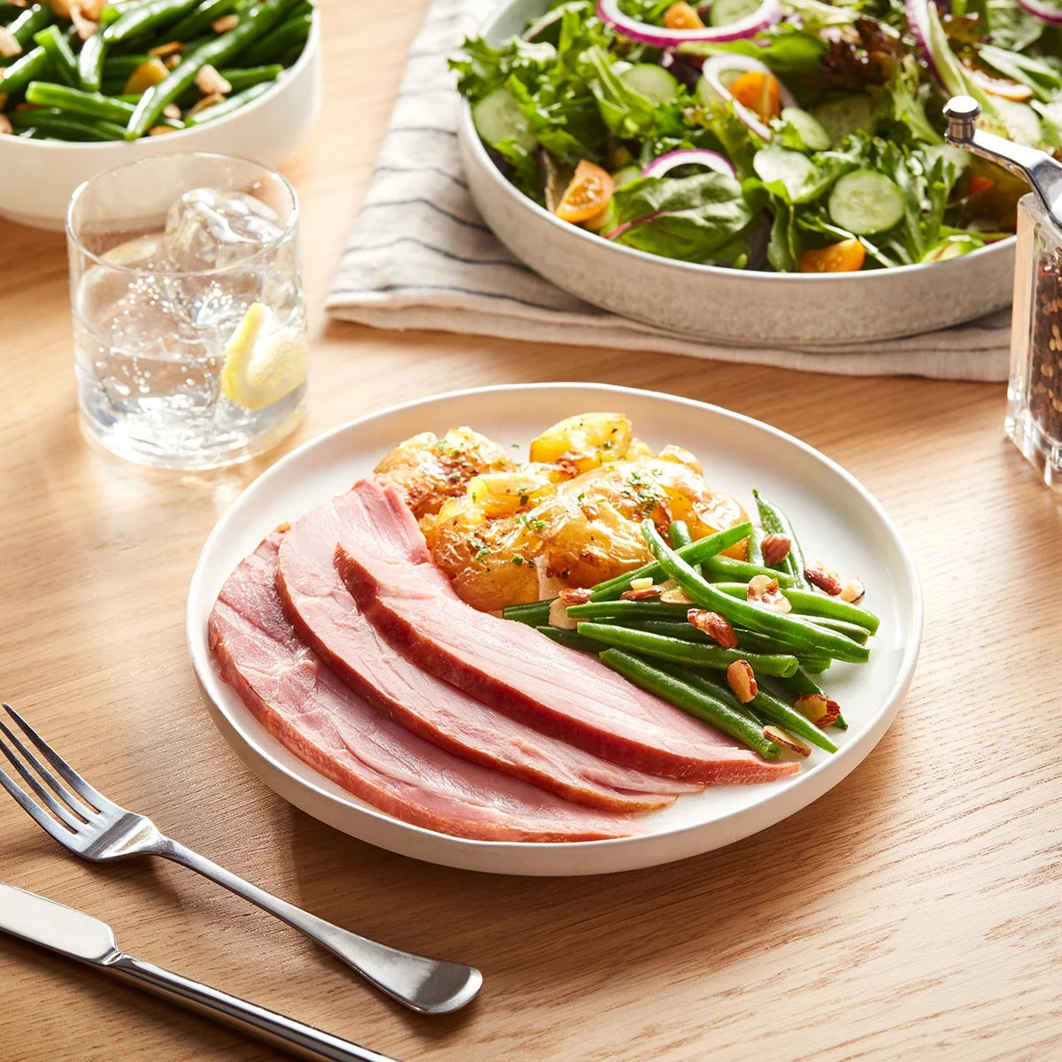 Hickory Smoked Half Tavern Ham, Fully Cooked, Boneless P48995