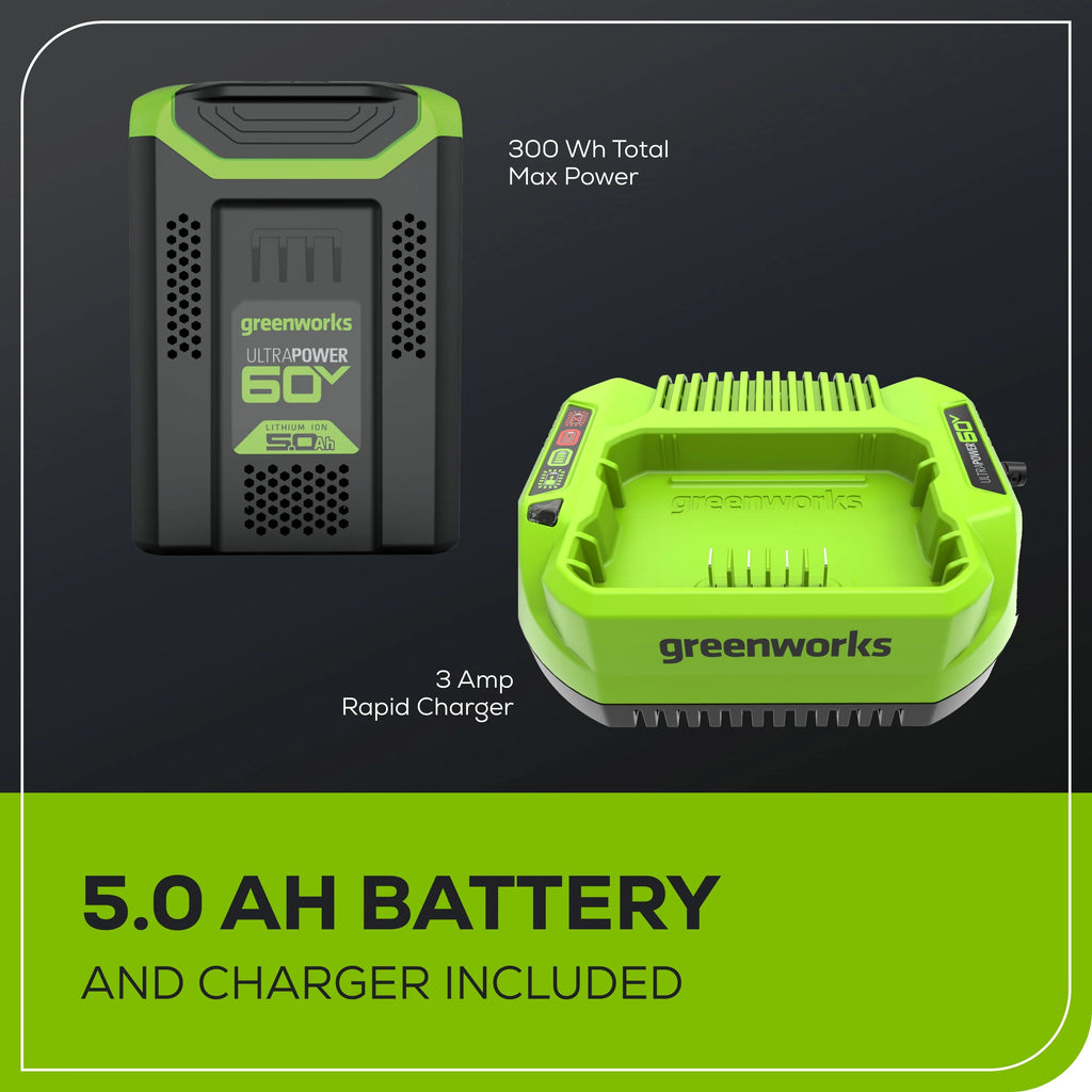 60V 21 Push Lawn Mower with Battery & Charger J3528