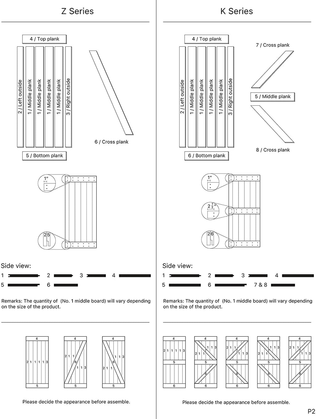 Knotty Pine Wood Sliding Barn Door With Hardware Kit E76389