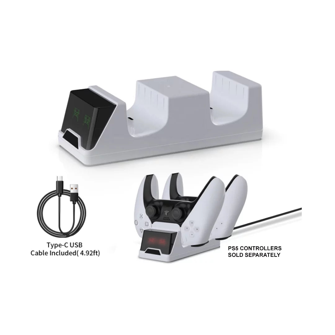White and Midnight Black PlayStation 5 Disc Edition with Two Controllers J6932