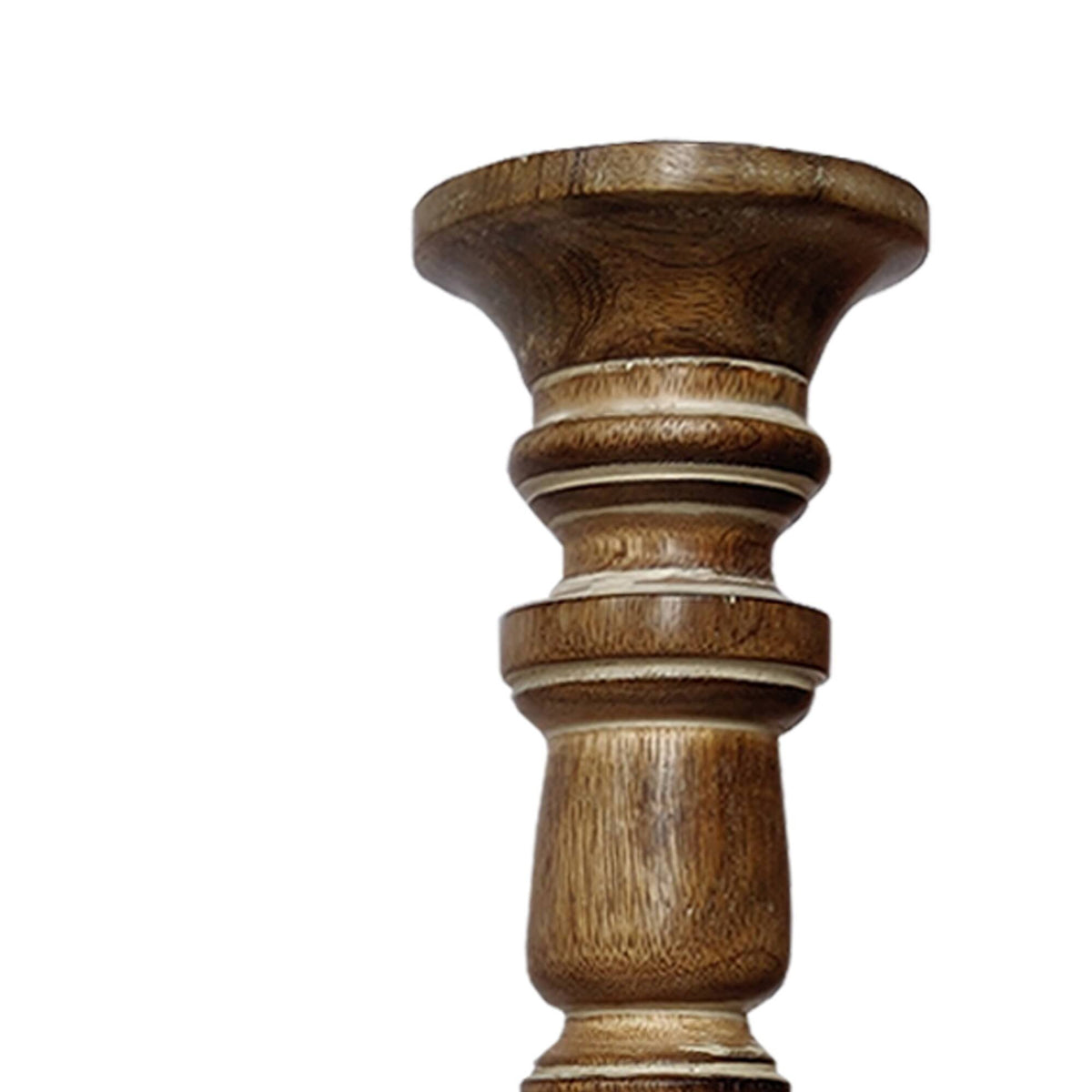 Handmade Wooden Candle Holder Set of 3 L5069