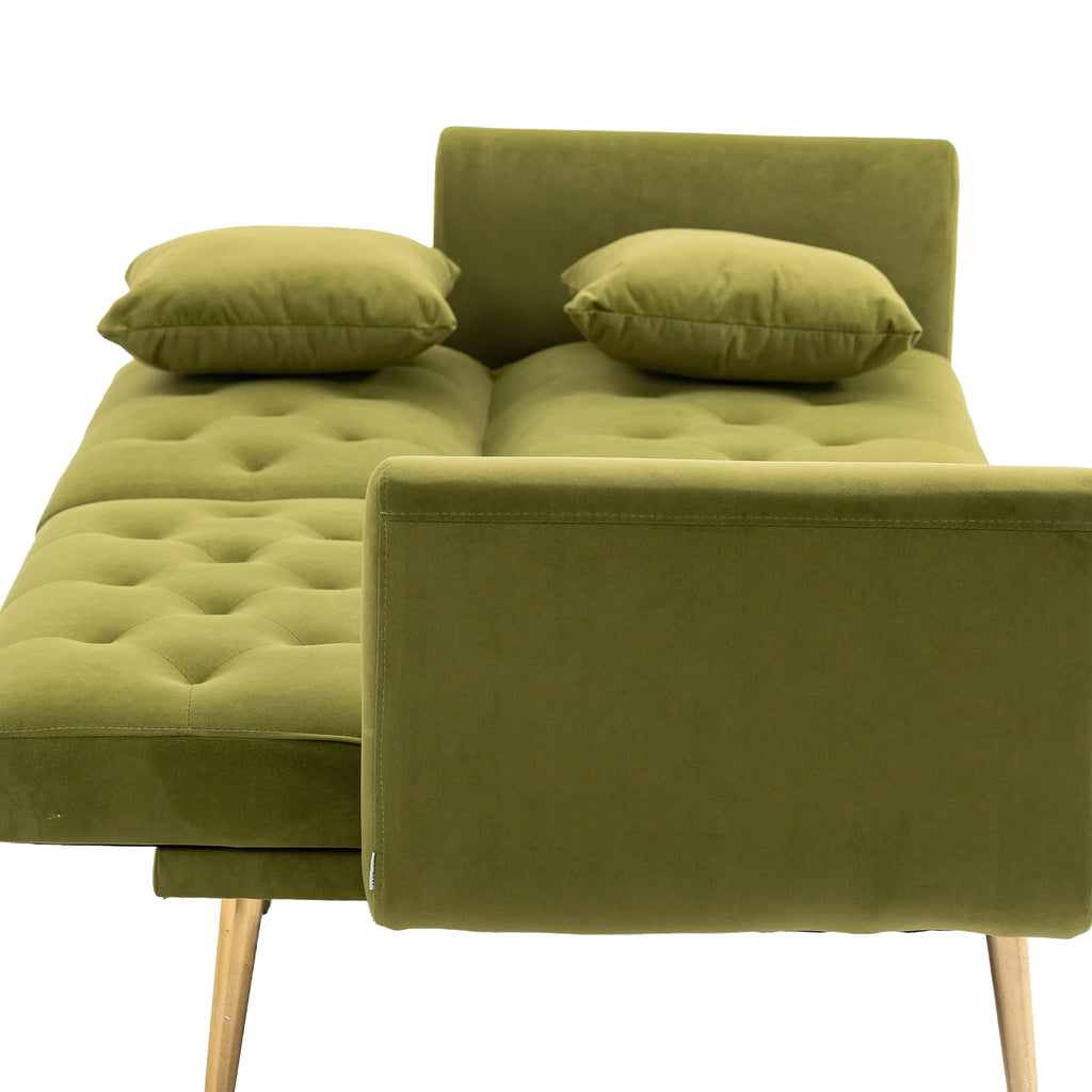 Velvet Sofa with Metal Feet K4538
