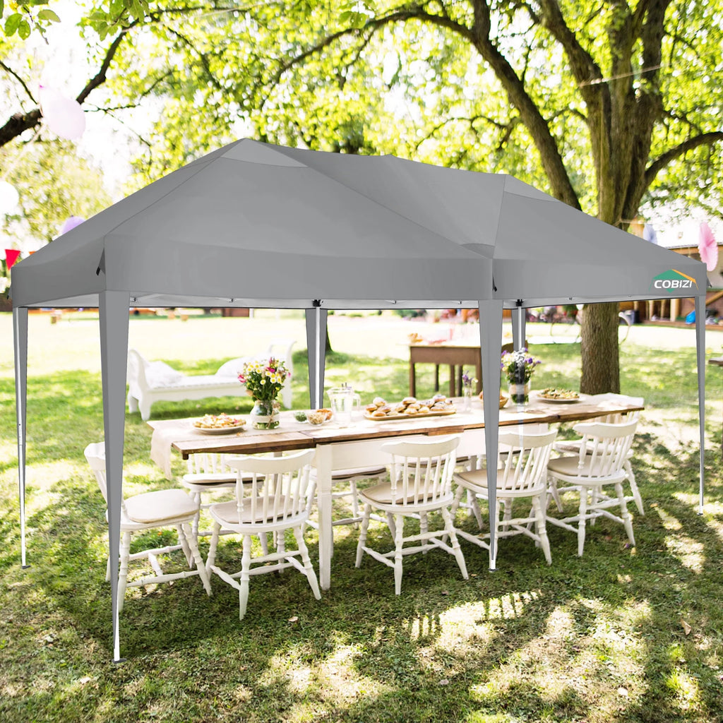 10x20 Pop up Canopy Tent with 6 Removable Sidewalls R961
