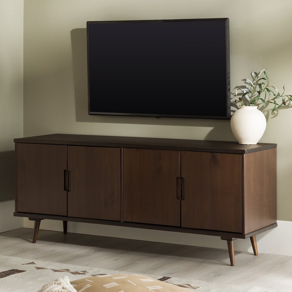 4-Door Walnut TV Stand D690864