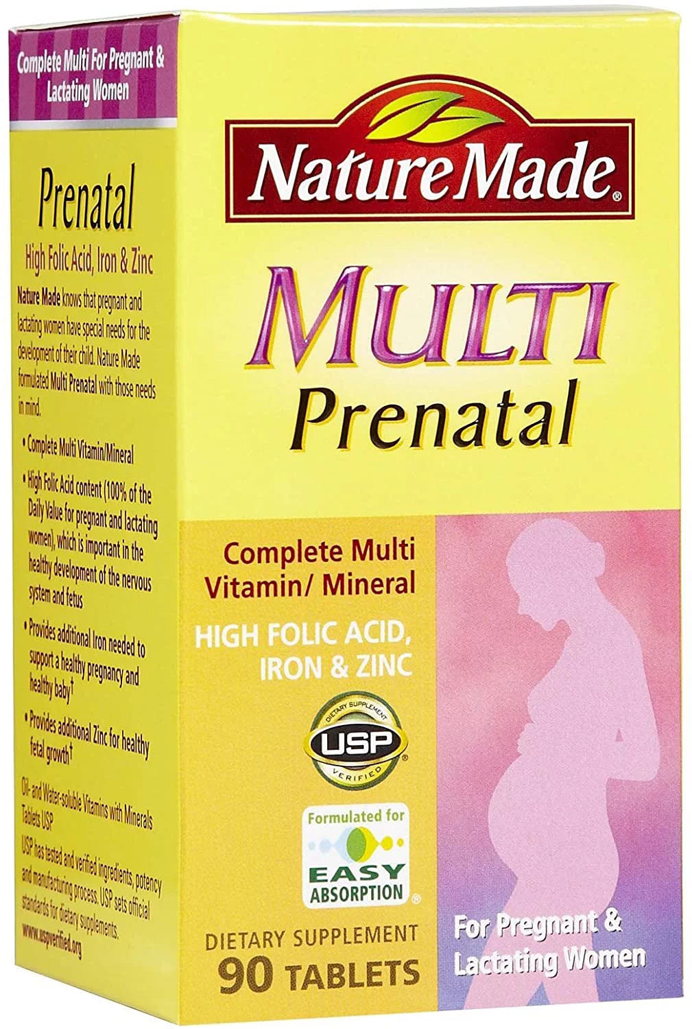 90 Tablets Prenatal Multi Dietary Supplement (Pack of 2) B919735