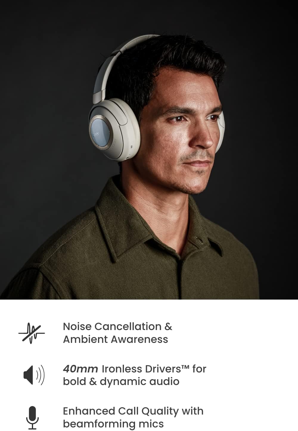 Alpha Noise Cancelling Bluetooth Headphones K16485