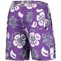 Purple Floral Volley Swim Trunks S4690
