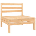 Patio Middle Sofa Solid Pinewood U557
