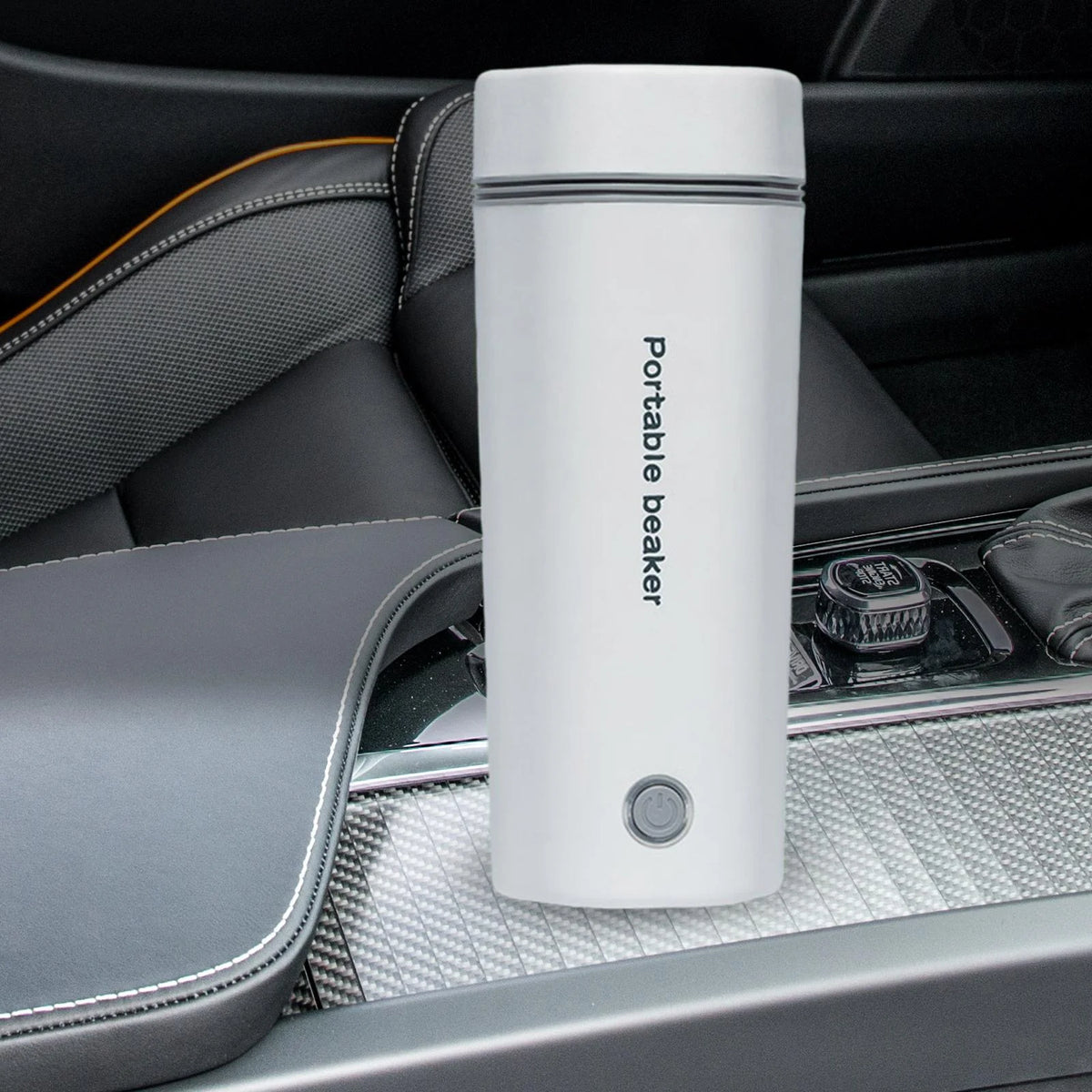 400ml 12V White Car Heating Cup Q466459