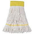White Cotton Wet Mop Head 5 Headband Small Size 12 /carton E65001
