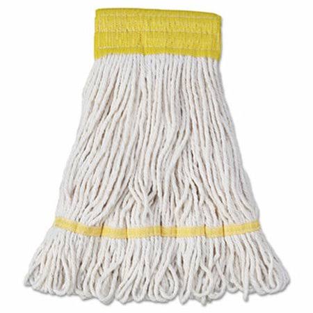 White Cotton Wet Mop Head 5 Headband Small Size 12 /carton E65001