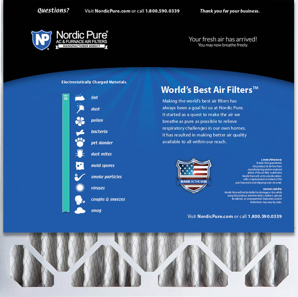 MERV 14 Air Filters 4 Pack A292