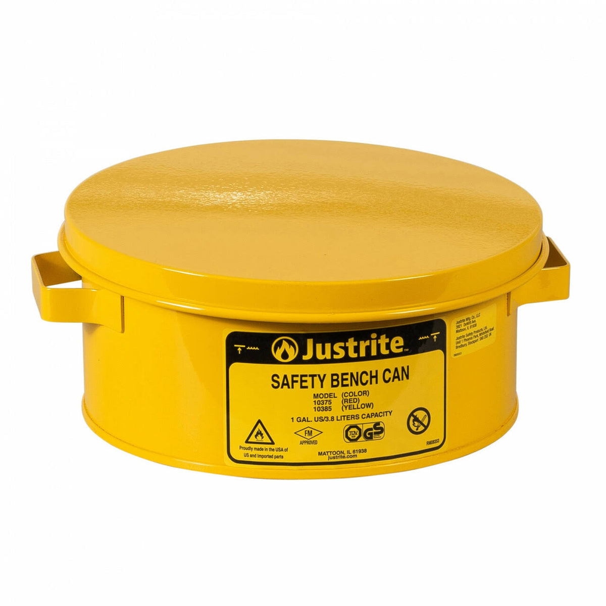 1 Gal Steel Bench Can O71311