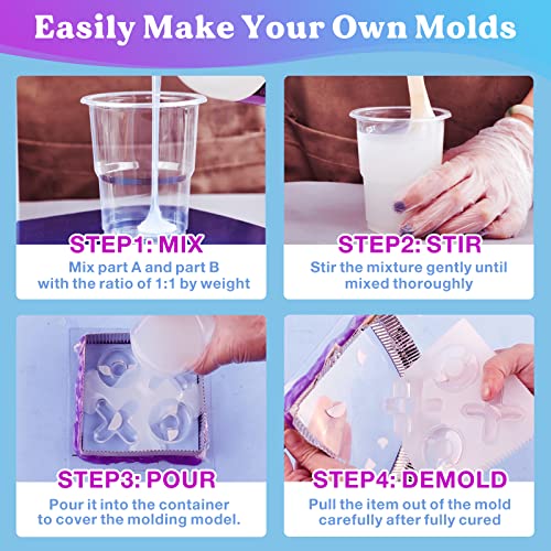 8oz Silicone Mold Making Kit Translucent P666470