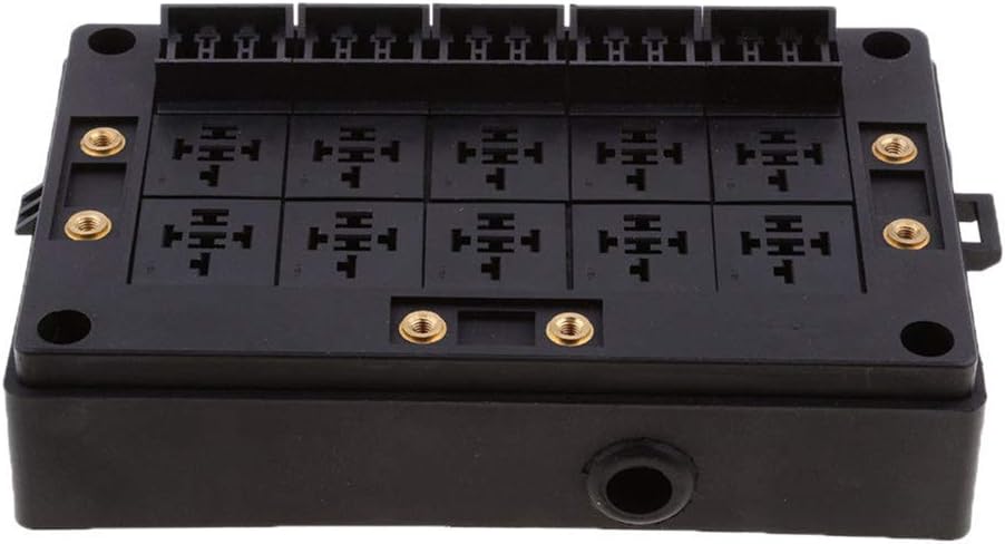 18-way Blade Fuse Holder + 10-way Relay Socket Box O182
