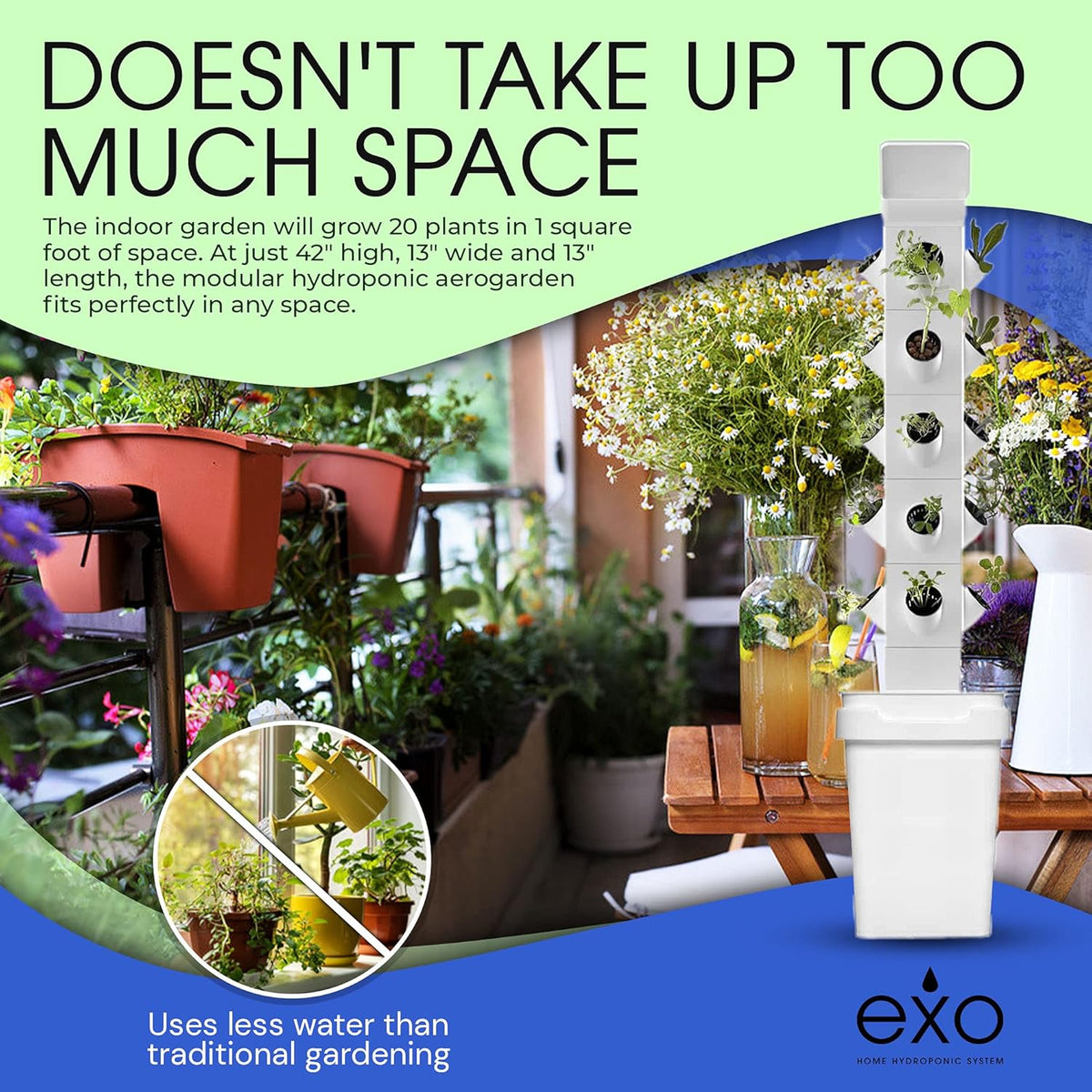 Vertical Hydroponic Garden Tower System T81196