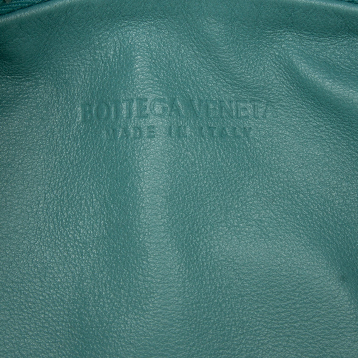 Pre-Owned Authenticated Blue Calf Leather Handbag C31955