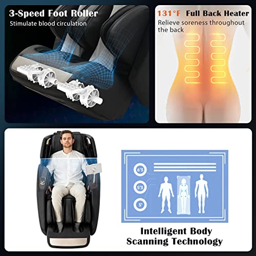 3D Full Body Massage Chair with SL Track T9206