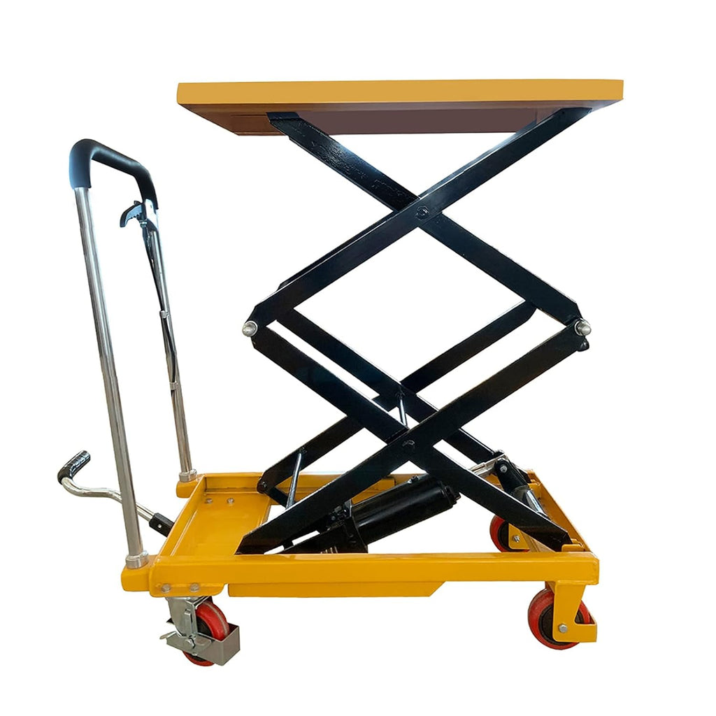 Hydraulic Lift Table Cart 330lbs Capacity 49 Lifting Height S486