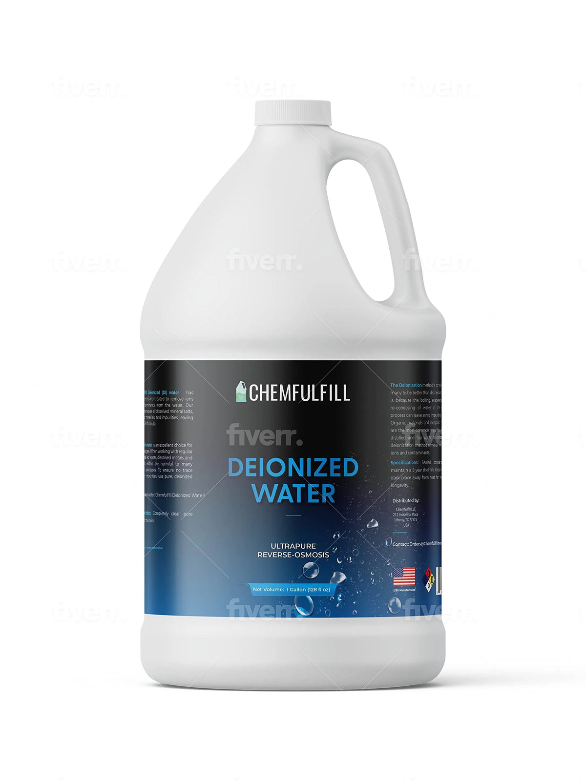 Deionized Water (Gallon (128 fl oz)) X525