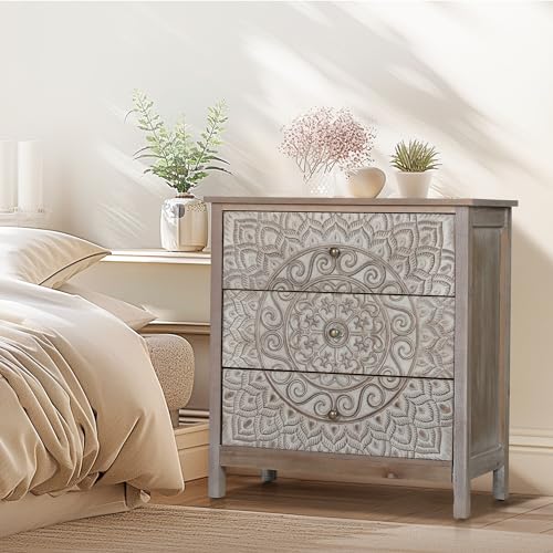 3 Drawer Dresser Set of 2 L62153