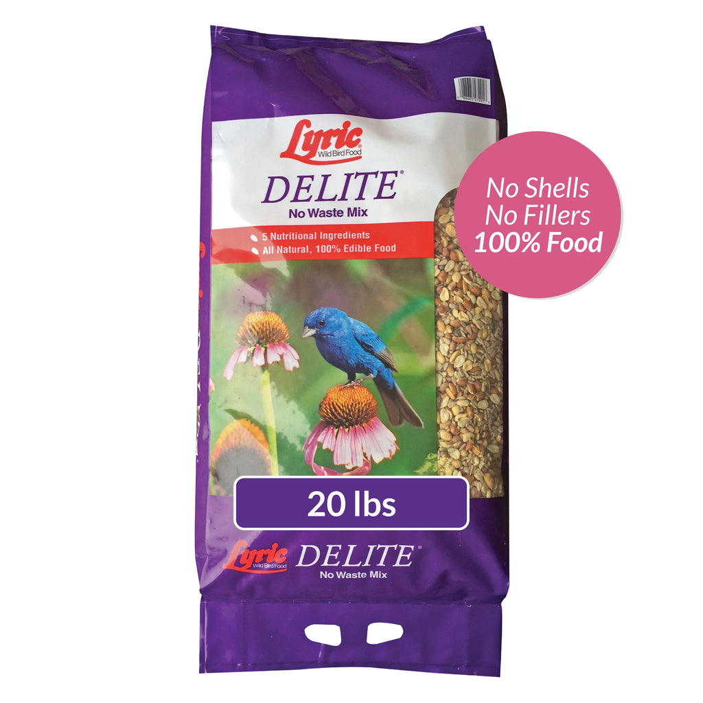 20 lb. No Waste Bird Seed with Shell-Free Nuts & Seeds D179