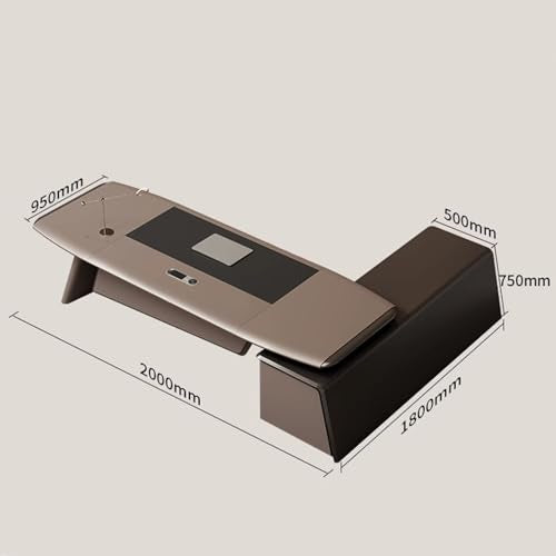 94.4" Executive Desk with Storage Cabinet and Drawer O842807