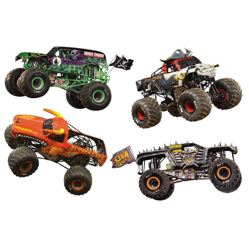Officially Licensed Monster Jam Removable Wall Decal K769705
