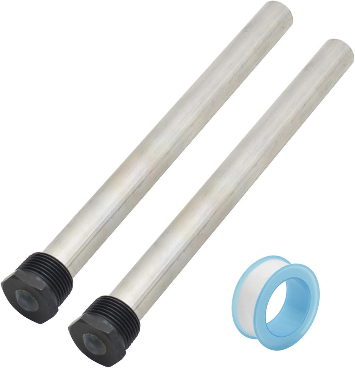 Magnesium Anode Rod with PTFE Thread Seal Tape, 9.25L x 3/4 NPT - 2 Pack V291