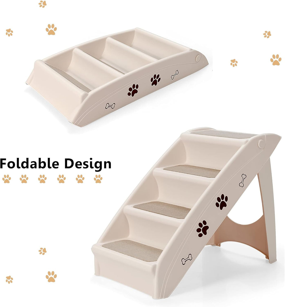 4 Step 19 High Folding Pet Steps C737572