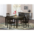 9 Piece Square Wooden Dining Table Set with Butterfly Leaf and 8 Chairs H81944