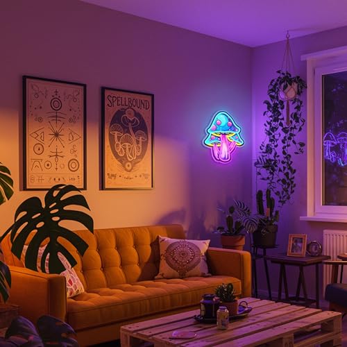 Mushroom Neon Sign Dimmable Mushroom Led Sign N53160