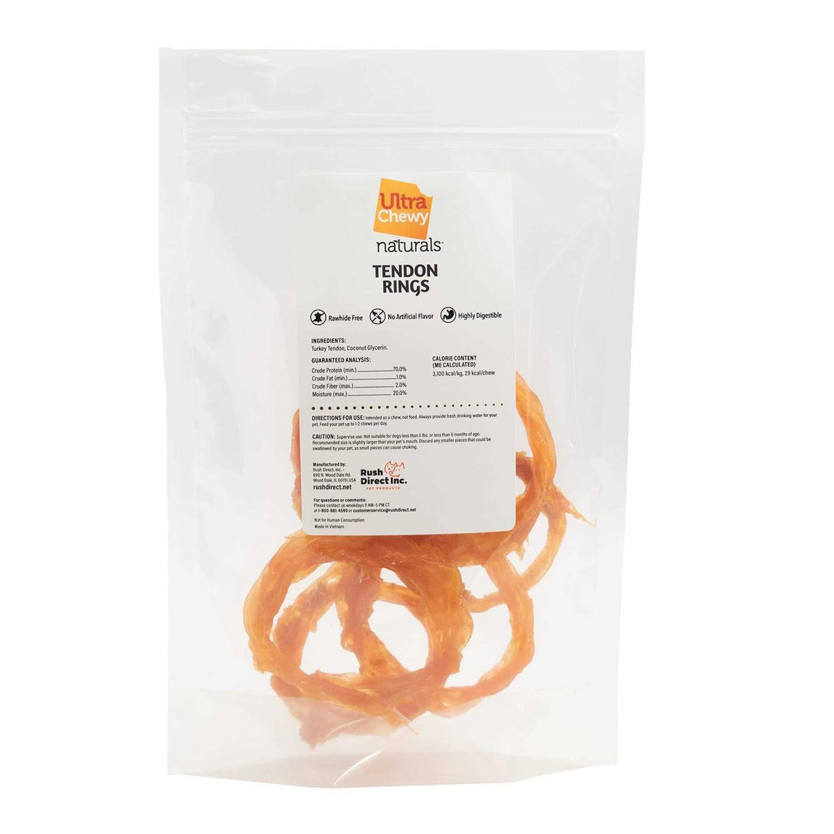 Turkey Tendon Rings for Dogs B2817