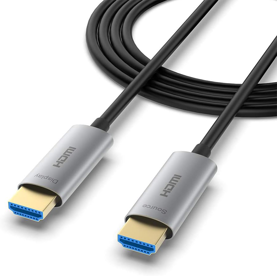50ft Fiber Optic HDMI Cable 4K@60Hz HDR ARC 18Gbps M6639