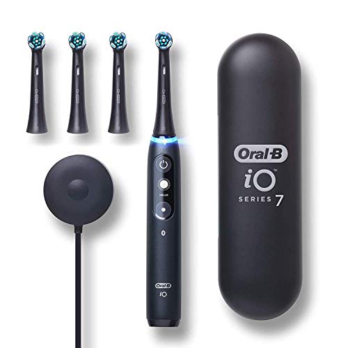 Black Onyx Electric Toothbrush with 4 Brush Heads E32676