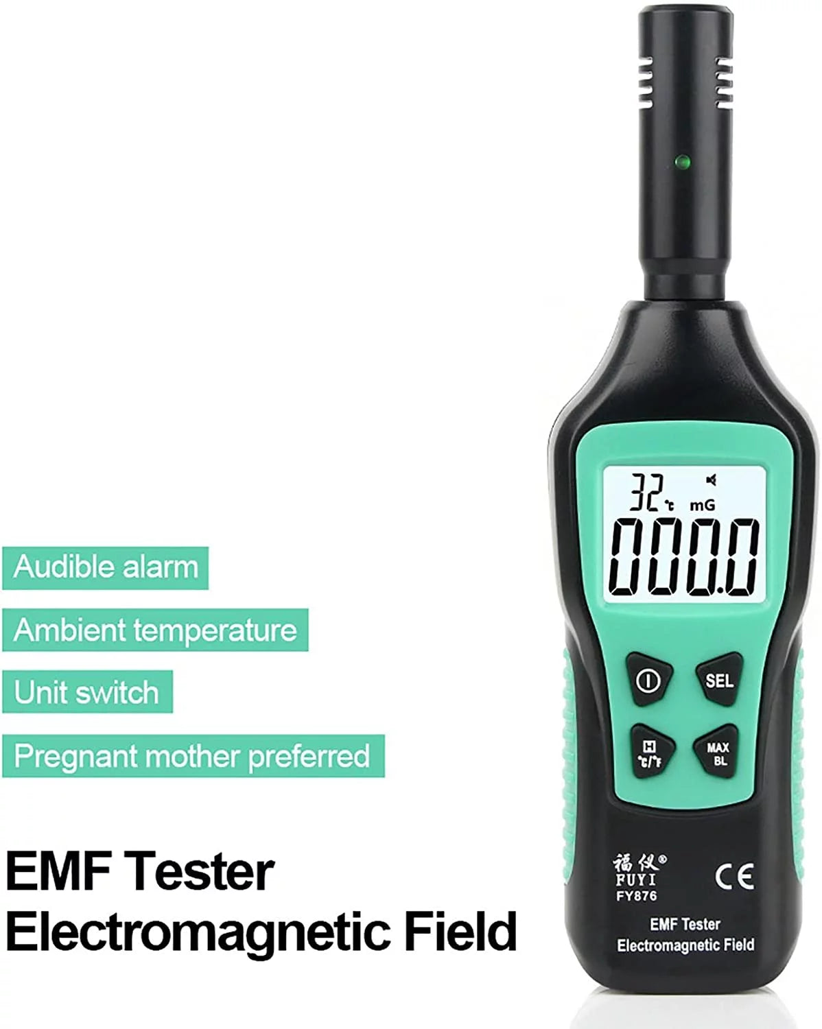 Handheld EMF Meter Digital LCD EMF Detector H59675