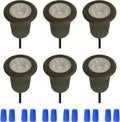 10W Low-Voltage IP67 Waterproof LED Landscape Lighting 6-Pack R12603