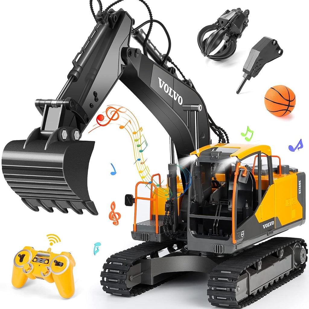 RC Excavator 1/16 Scale Remote Control Construction Truck S606