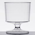 2 oz. Clear Plastic Pedestal Wine Cup Z821