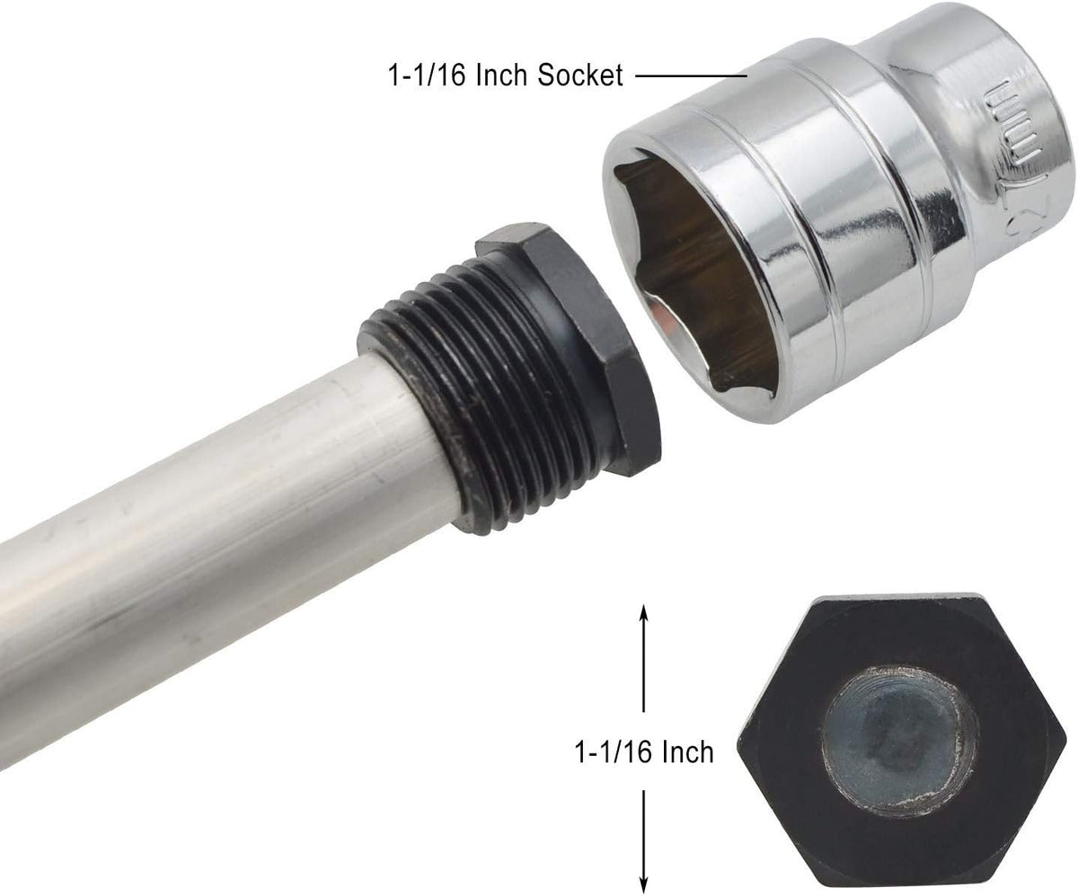 Magnesium Anode Rod with PTFE Thread Seal Tape, 9.25L x 3/4 NPT - 2 Pack V291