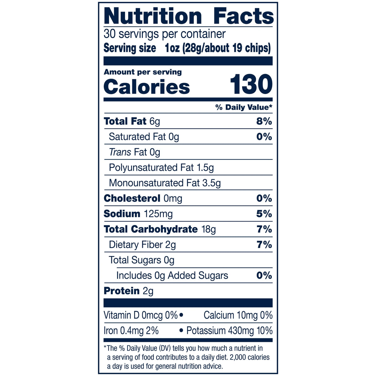 Less Fat Original Kettle Cooked Chips, 30 oz I5875