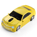 Red Wireless Sports Car Shaped Mouse with LED Headlights Q87456