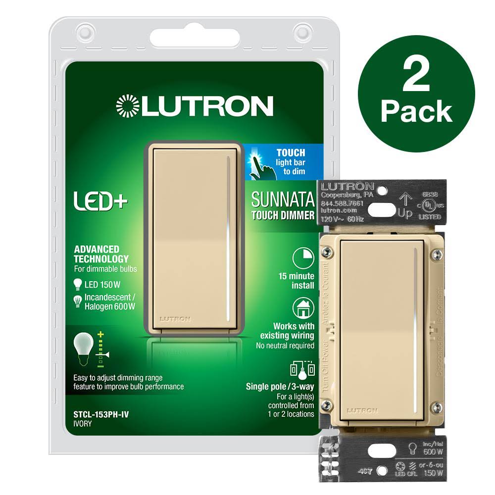 150-Watt 3-Way Dimmer Switch, Ivory (2-Pack) V784680