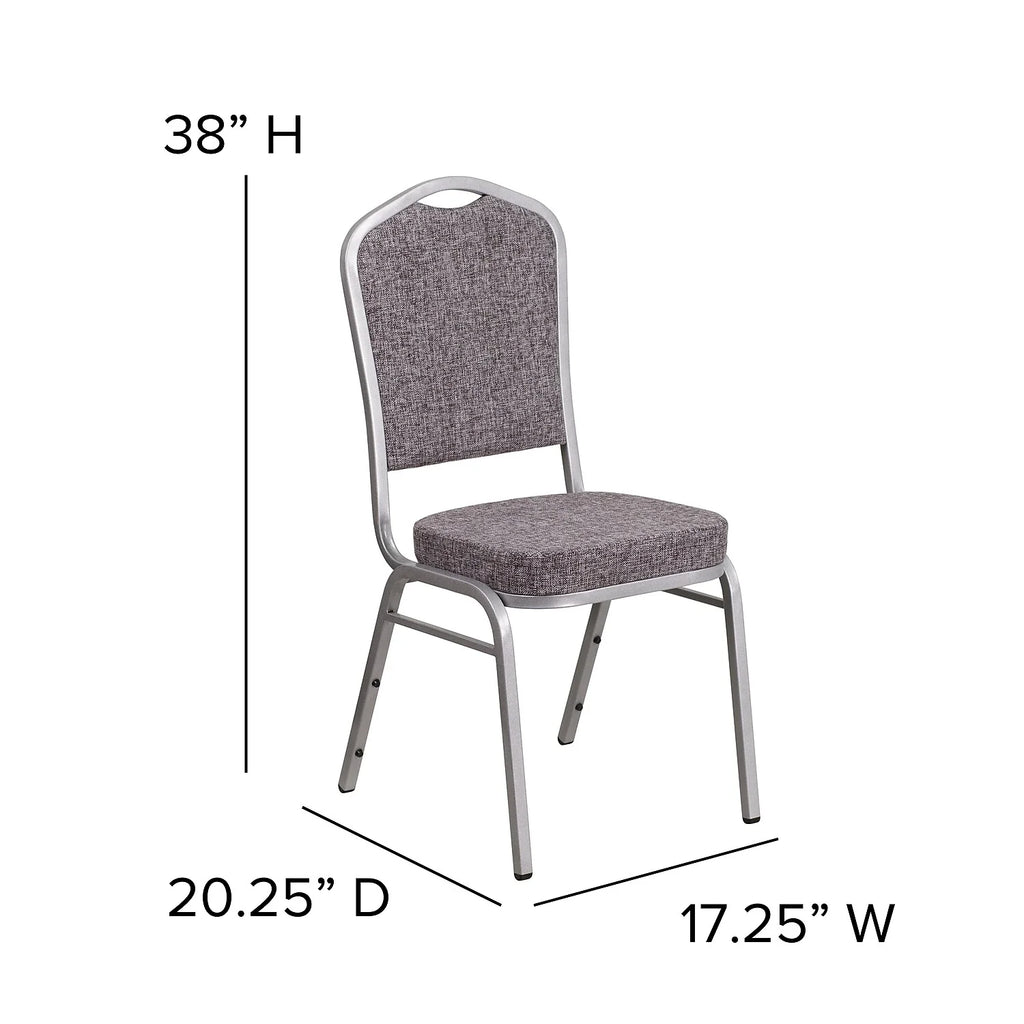 Stacking Banquet Chair, Heringbone, Set of 4 K17166