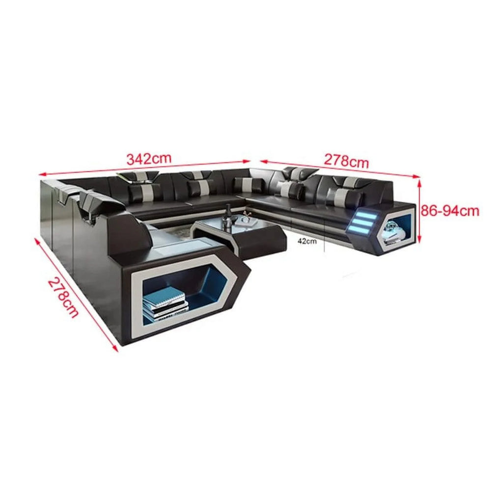 7 Seater Fabric Sofa Set E84962